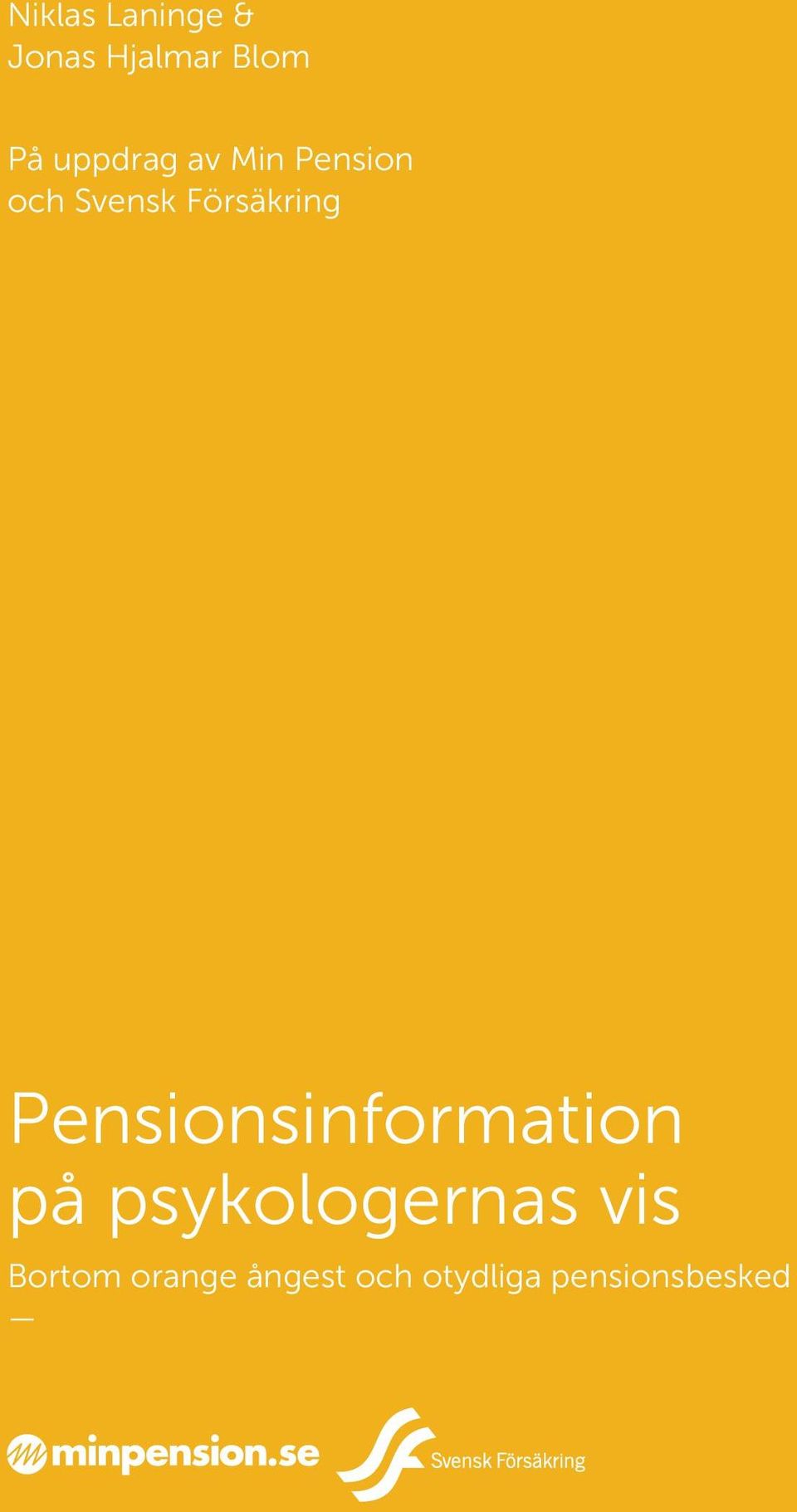 Försäkring Pensionsinformation på