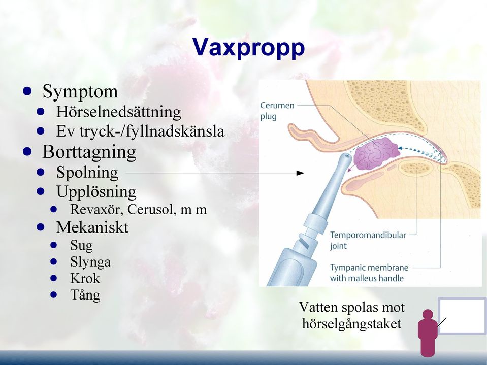 Upplösning Mekaniskt Revaxör, Cerusol, m m