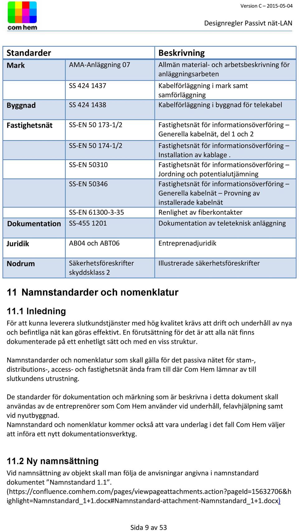 informationsöverföring Installation av kablage.