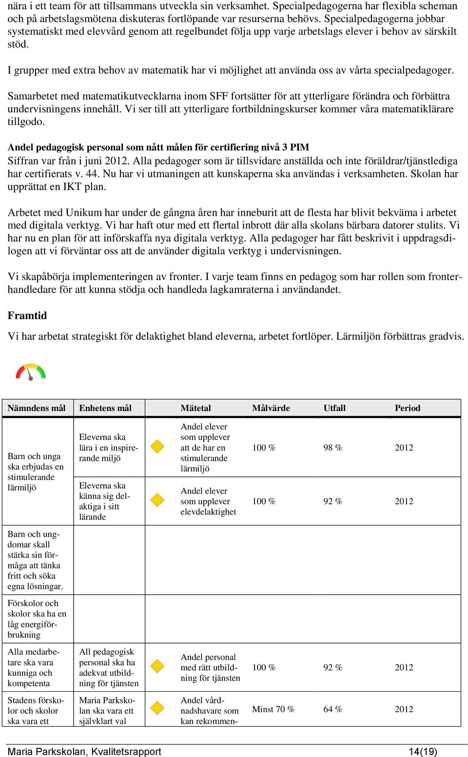 I grupper med extra behov av matematik har vi möjlighet att använda oss av vårta specialpedagoger.