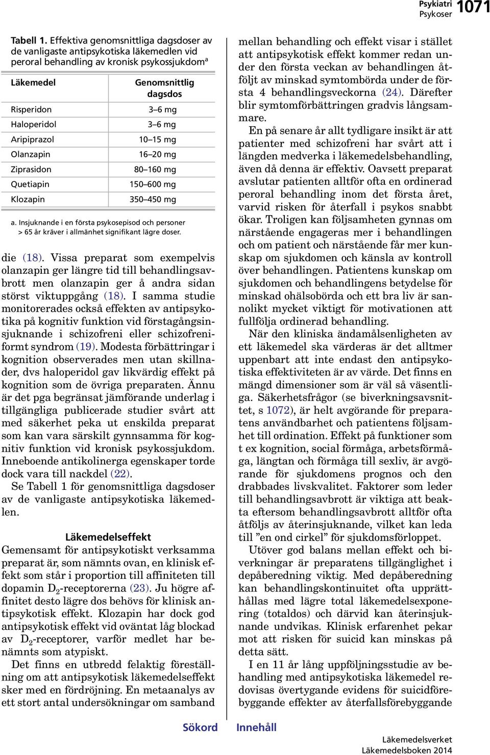 Quetiapin Klozapin Genomsnittlig dagsdos 3 6 mg 3 6 mg 10 15 mg 16 20 mg 80 160 mg 150 600 mg 350 450 mg a.