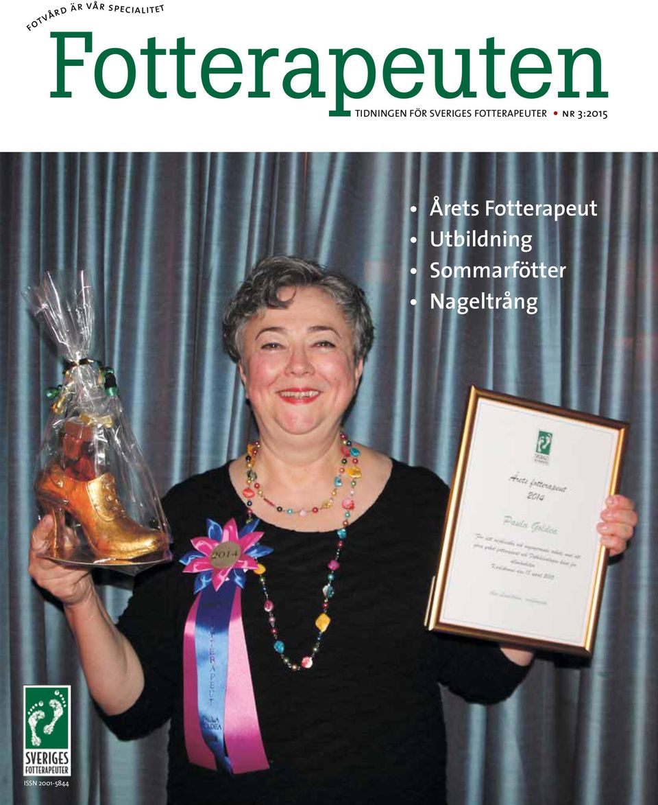 FOTTERAPEUTER nr 3:2015 Årets