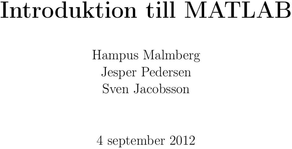 Malmberg Jesper