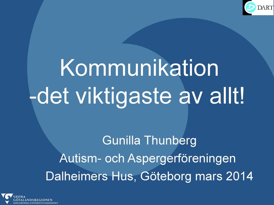 Gunilla Thunberg Autism- och