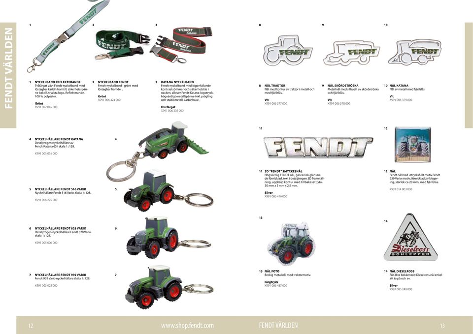 t X99 00 000 KATANA NYCKELBAND Fendt-nyckelband med iögonfallande kontrastsömmar och säkerhetslås i nacken, allover Fendt-Katana-logotryck, högvärdigt metallspänne inkl.