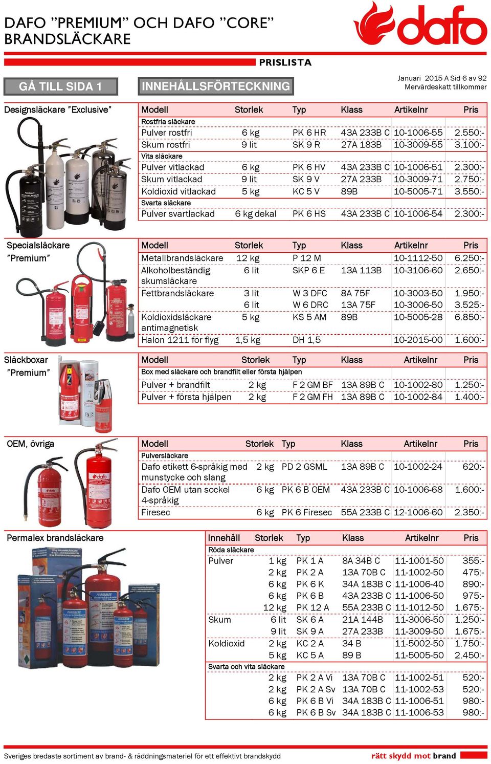 0:- Svarta släckare Pulver svartlackad kg dekal PK HS A B C -0-.00:- Specialsläckare Modell Storlek Typ Klass Artikelnr Pris Premium Metallbrandsläckare 1 kg P 1 M -1-0.