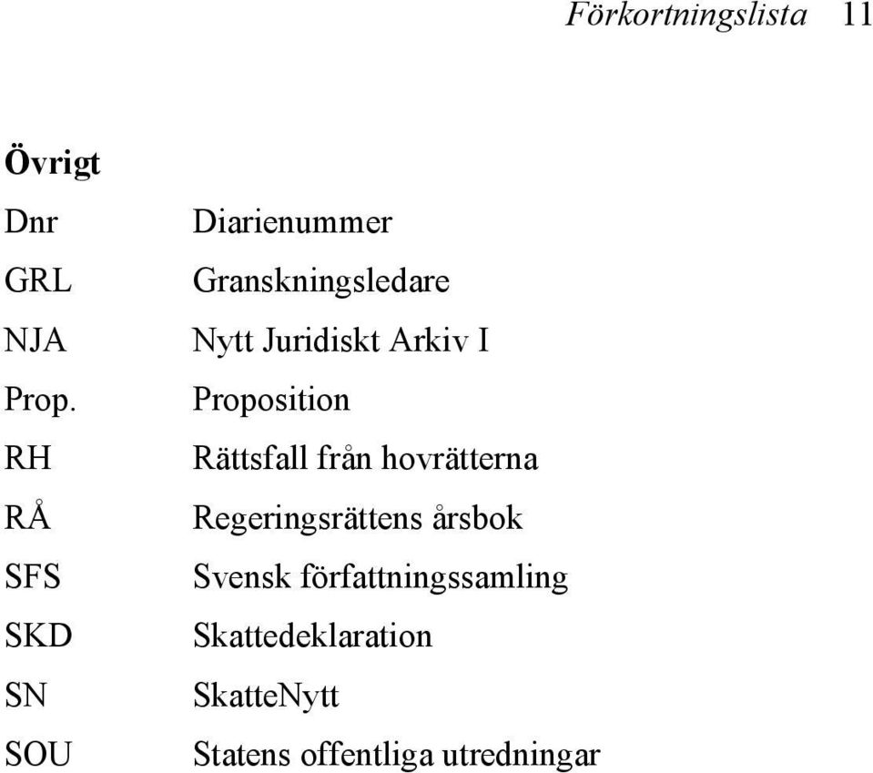 Arkiv I Proposition Rättsfall från hovrätterna Regeringsrättens