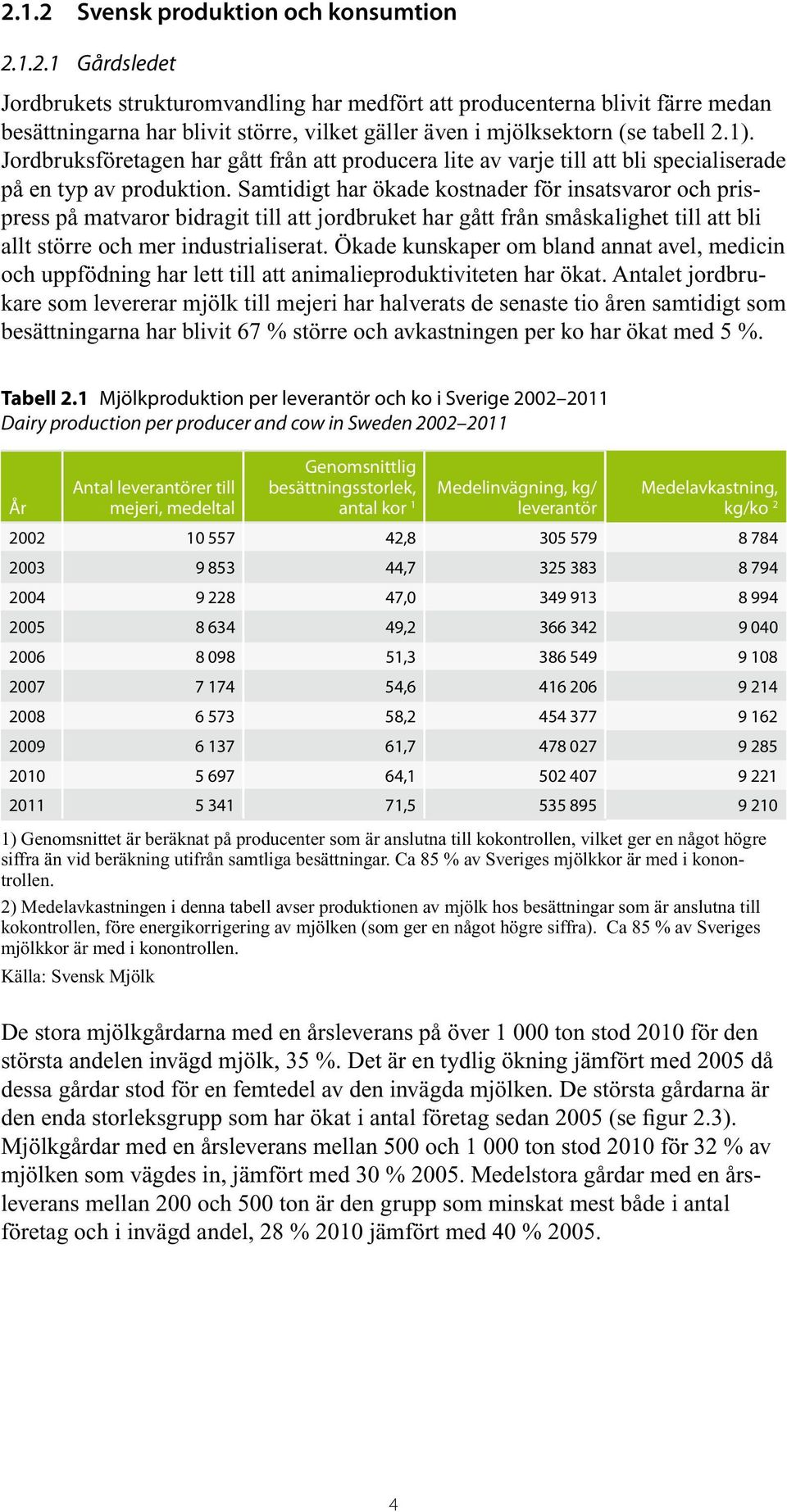 Samtidigt har ökade kostnader för insatsvaror och prispress på matvaror bidragit till att jordbruket har gått från småskalighet till att bli allt större och mer industrialiserat.