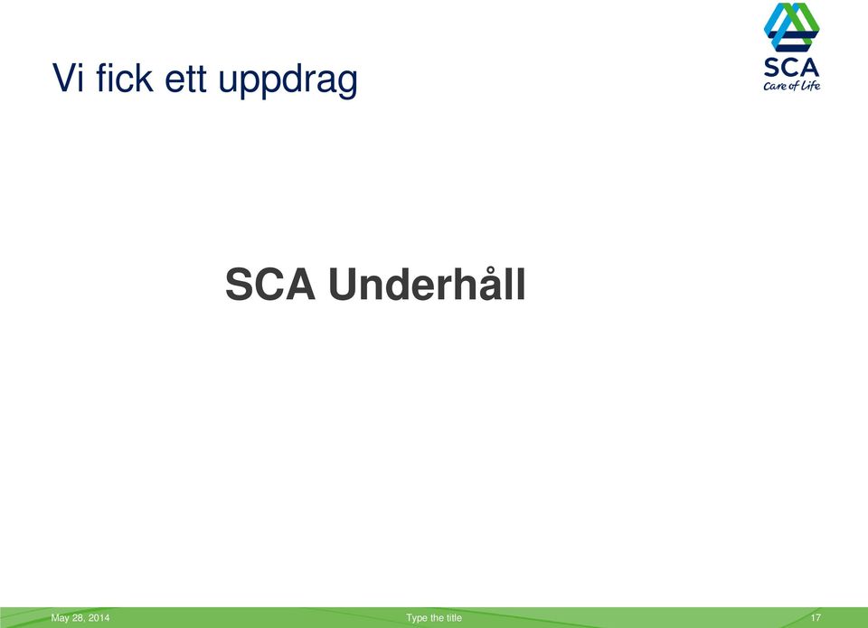 Underhåll May