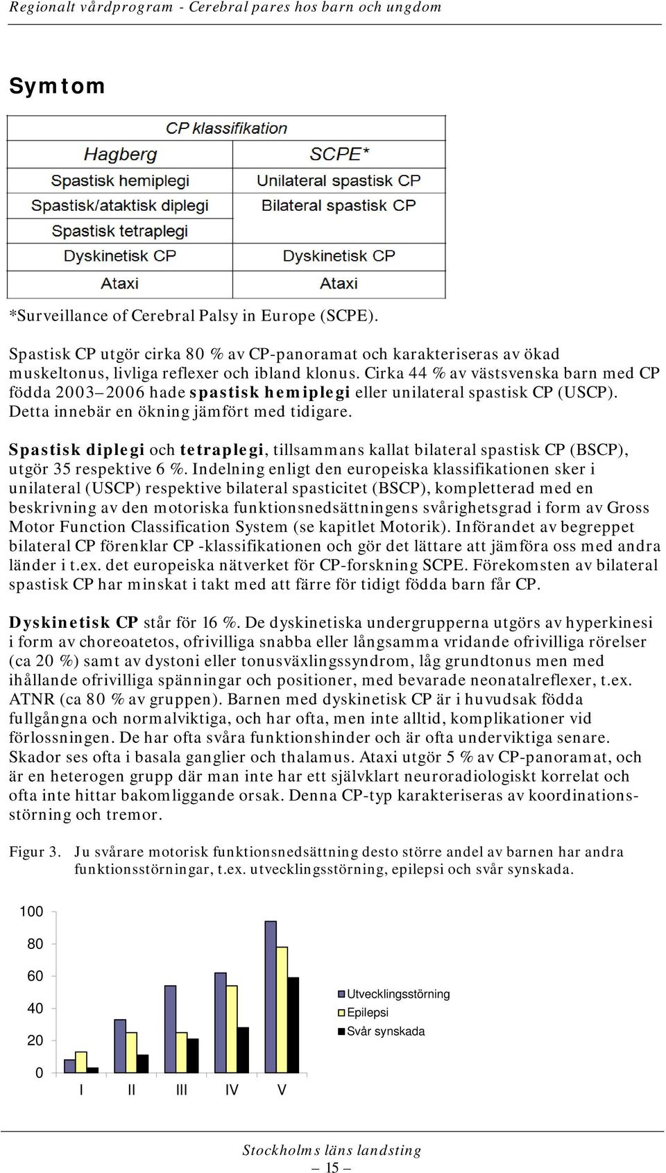 Spastisk diplegi och tetraplegi, tillsammans kallat bilateral spastisk CP (BSCP), utgör 35 respektive 6 %.