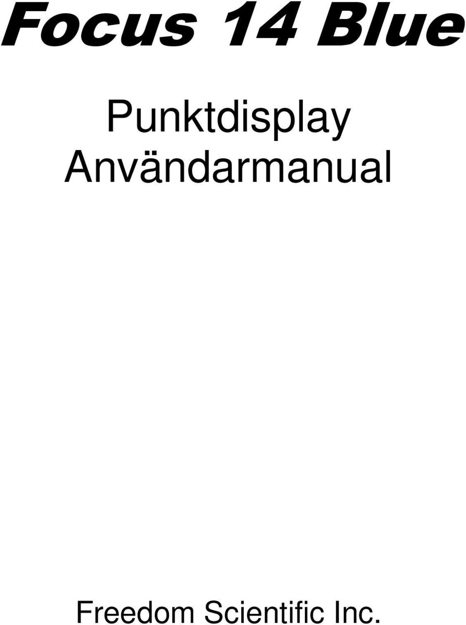 Användarmanual