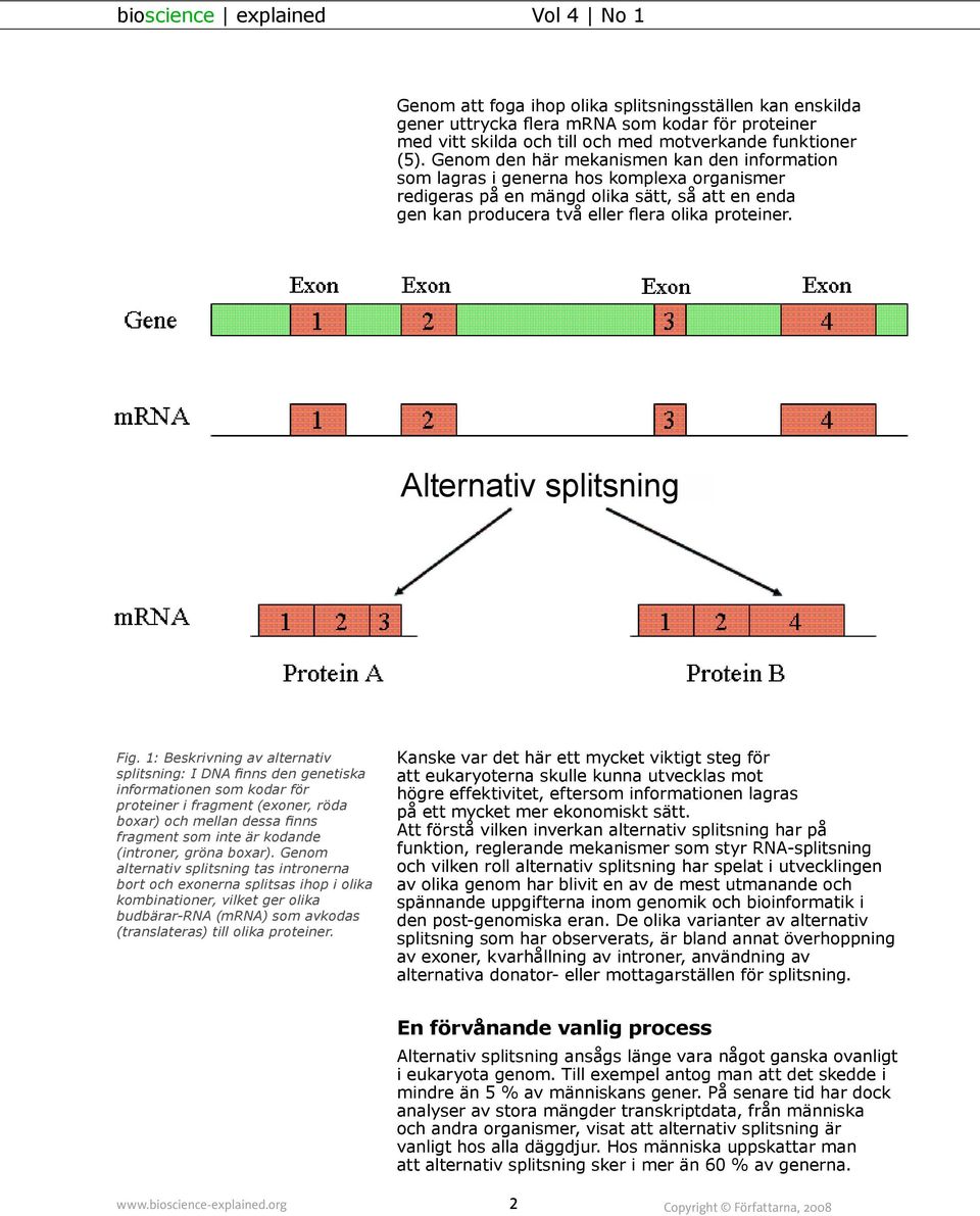 Alternativ splitsning Fig.