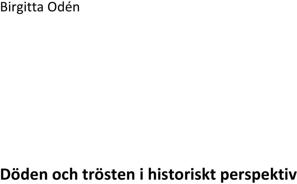 trösten i