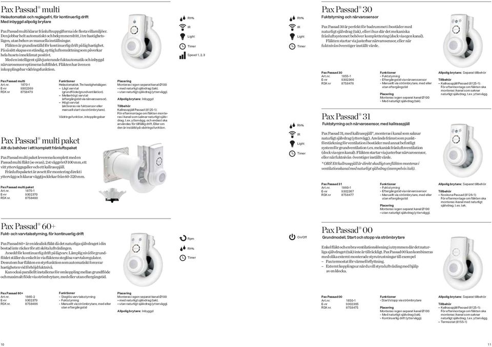 På så sätt skapas en ständig, nyttig luftomsättning som påverkar hela husets inneklimat positivt. Med en intelligent självjusterande fuktautomatik och inbyggd närvarosensor optimeras luftflödet.