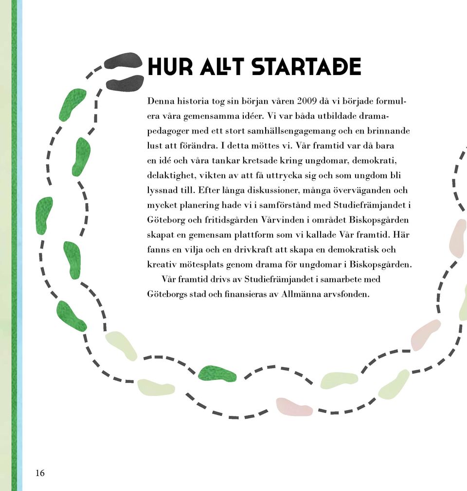 Vår framtid var då bara en idé och våra tankar kretsade kring ungdomar, demokrati, delaktighet, vikten av att få uttrycka sig och som ungdom bli lyssnad till.