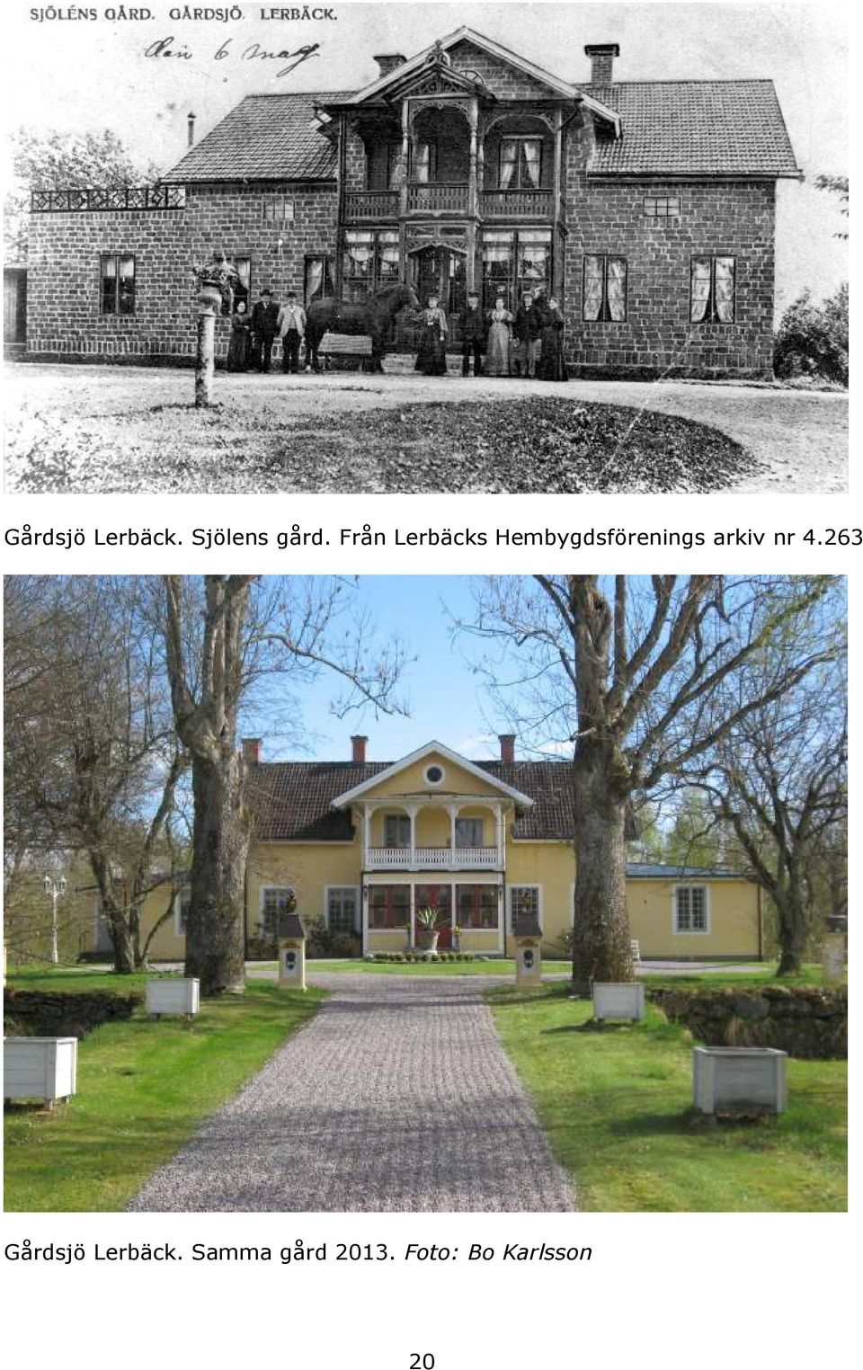 arkiv nr 4.263 Gårdsjö Lerbäck.