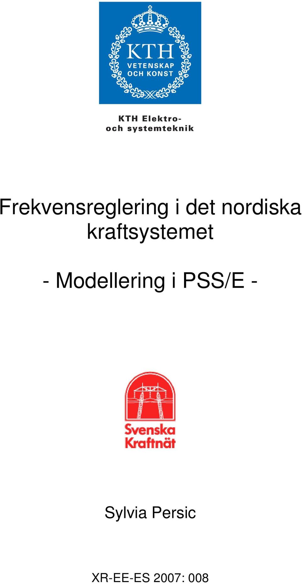 Modellering i PSS/E -