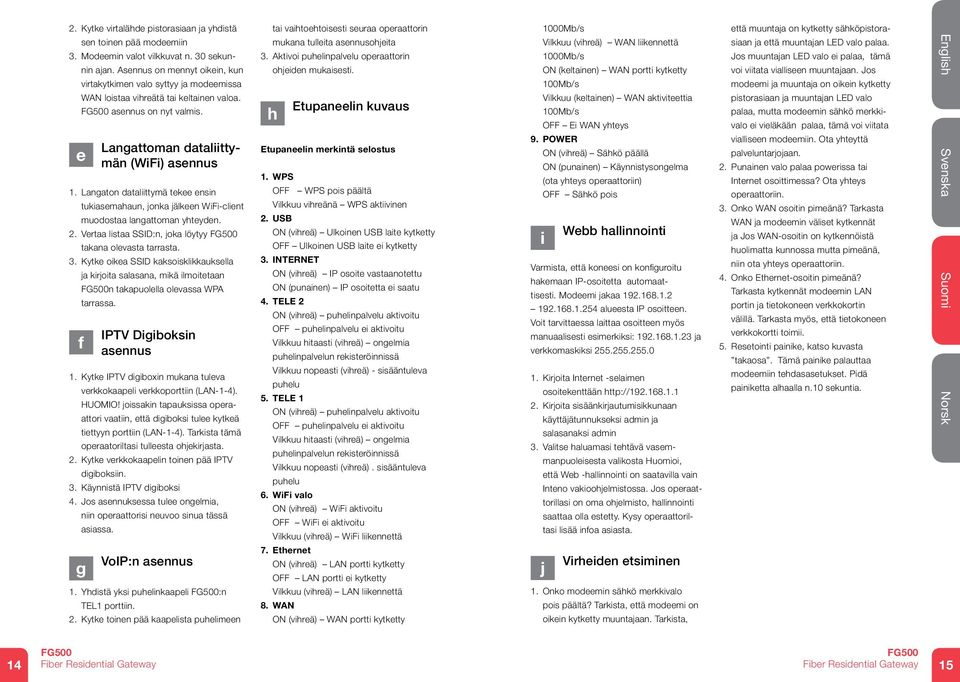 Langaton dataliittymä tekee ensin tukiasemahaun, jonka jälkeen -client muodostaa langattoman yhteyden. 2. Vertaa listaa SSID:n, joka löytyy takana olevasta tarrasta.