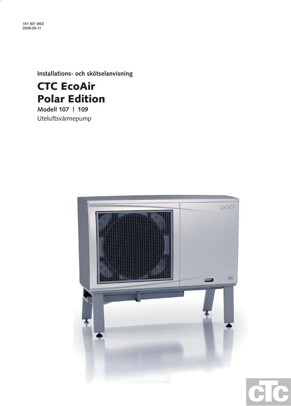 skötselanvisning CTC EcoAir