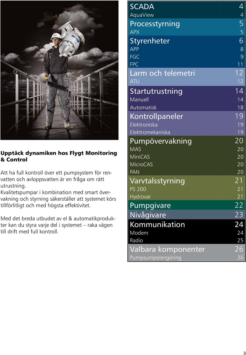 Med det breda utbudet av el & automatikprodukter kan du styra varje del i systemet raka vägen till drift med full kontroll.