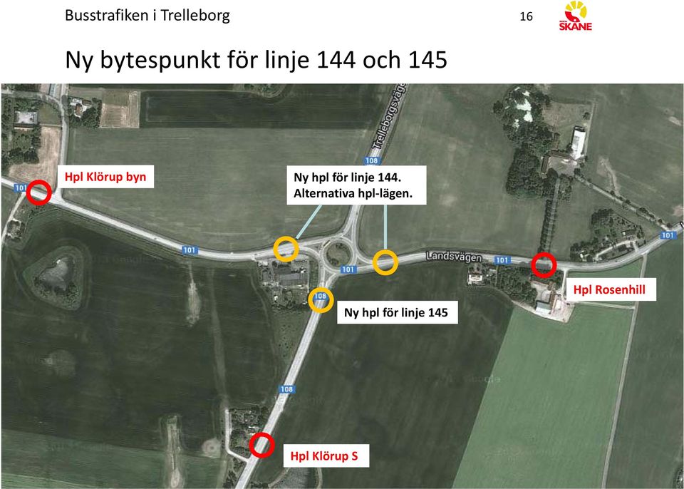 hpl för linje 144. Alternativa hpl lägen.