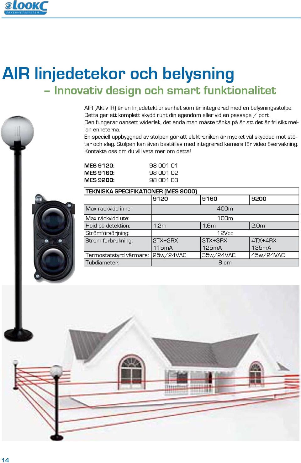 En speciell uppbyggnad av stolpen gör att elektroniken är mycket väl skyddad mot stötar och slag. Stolpen kan även beställas med integrerad kamera för video övervakning.