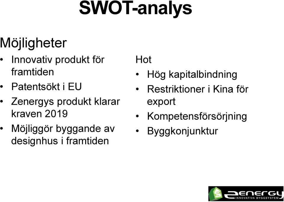 Möjliggör byggande av designhus i framtiden Hot Hög