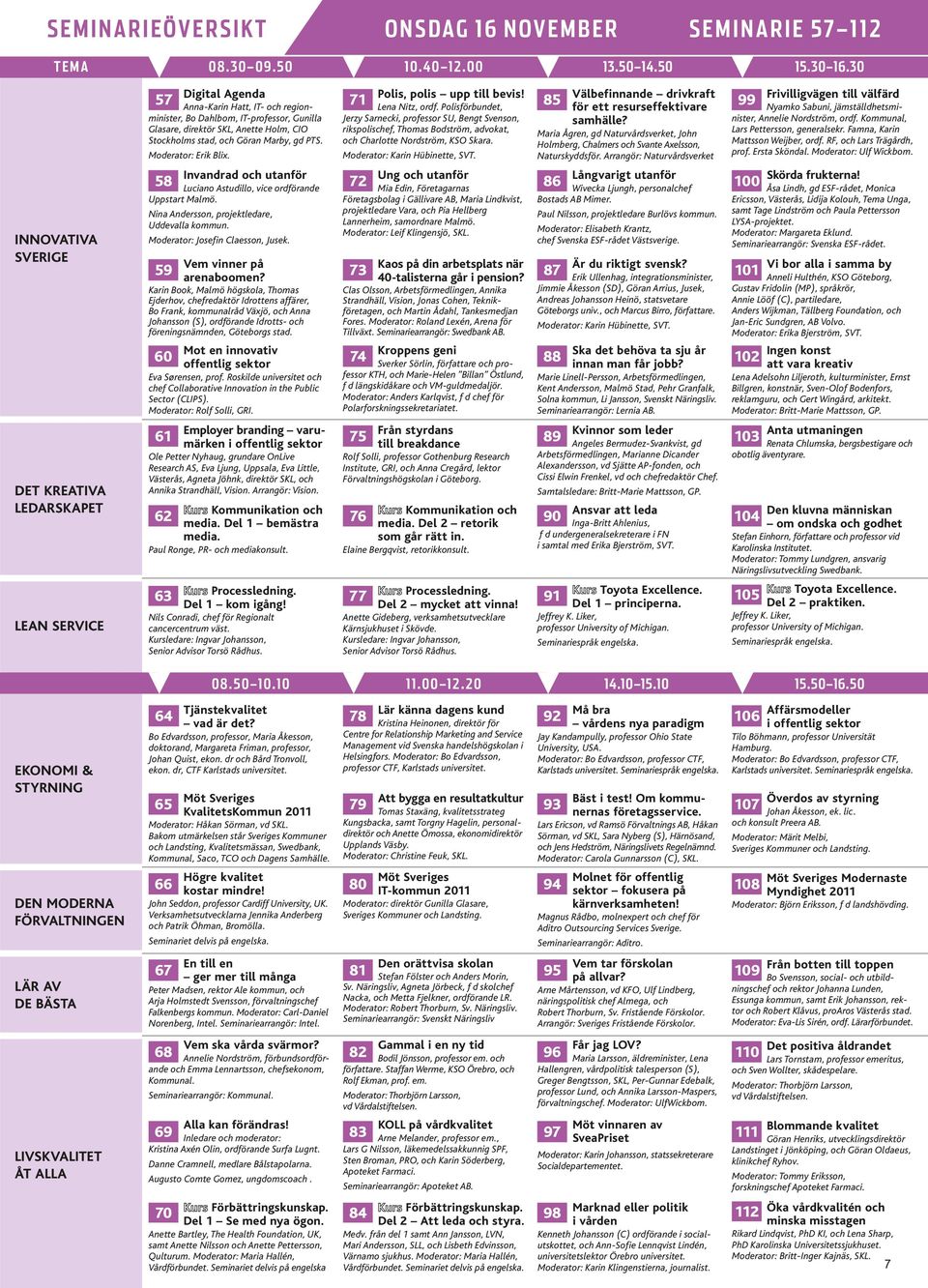 Polis, polis upp till bevis! 71 Lena Nitz, ordf. Polisförbundet, Jerzy Sarnecki, professor SU, Bengt Svenson, rikspolischef, Thomas Bodström, advokat, och Charlotte Nordström, KSO Skara.