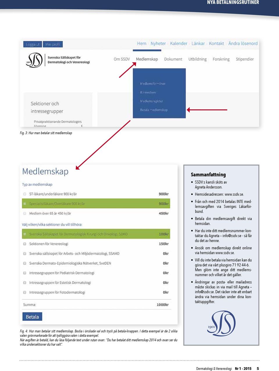 se - så får du det av henne. Ansök om medlemskap direkt online via hemsidan www.ssdv.se. Vill du inte betala via hemsidan kan du göra det via vårt plusgiro 71 92 44-6.