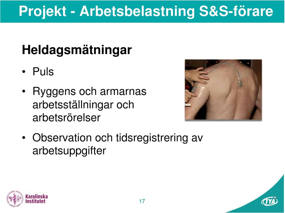 arbetsställningar och arbetsrörelser