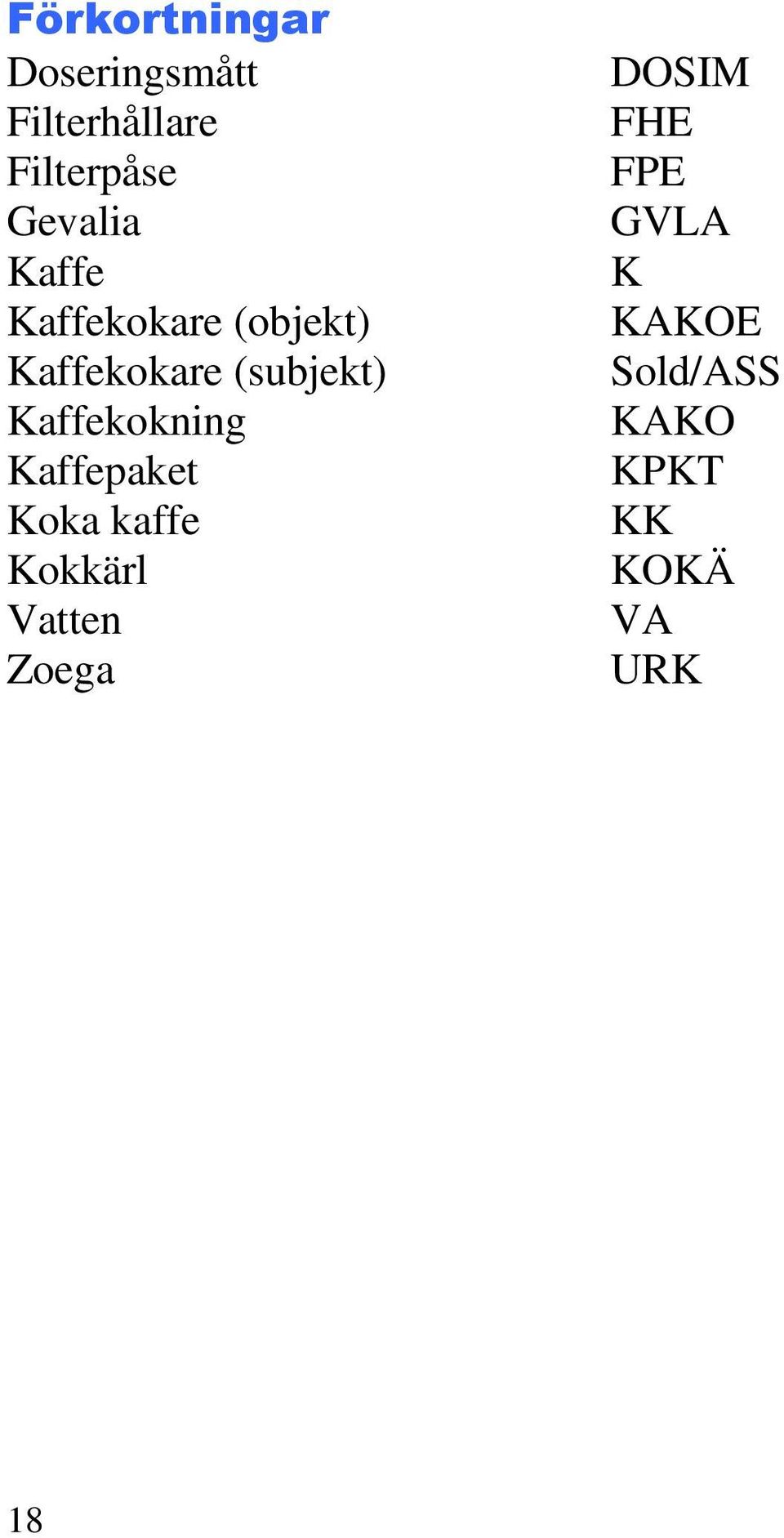 Kaffekokning Kaffepaket Koka kaffe Kokkärl Vatten Zoega