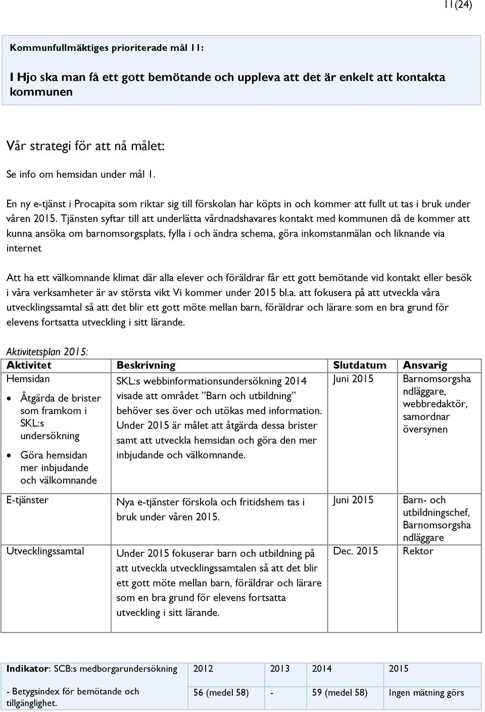 Tjänsten syftar till att underlätta vårdnadshavares kontakt med kommunen då de kommer att kunna ansöka om barnomsorgsplats, fylla i och ändra schema, göra inkomstanmälan och liknande via internet Att