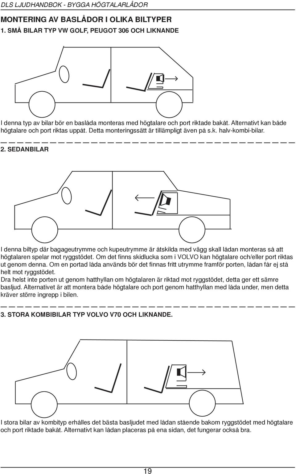 Detta monteringssätt är tillämpligt även på s.k. halvkombibilar. 2.