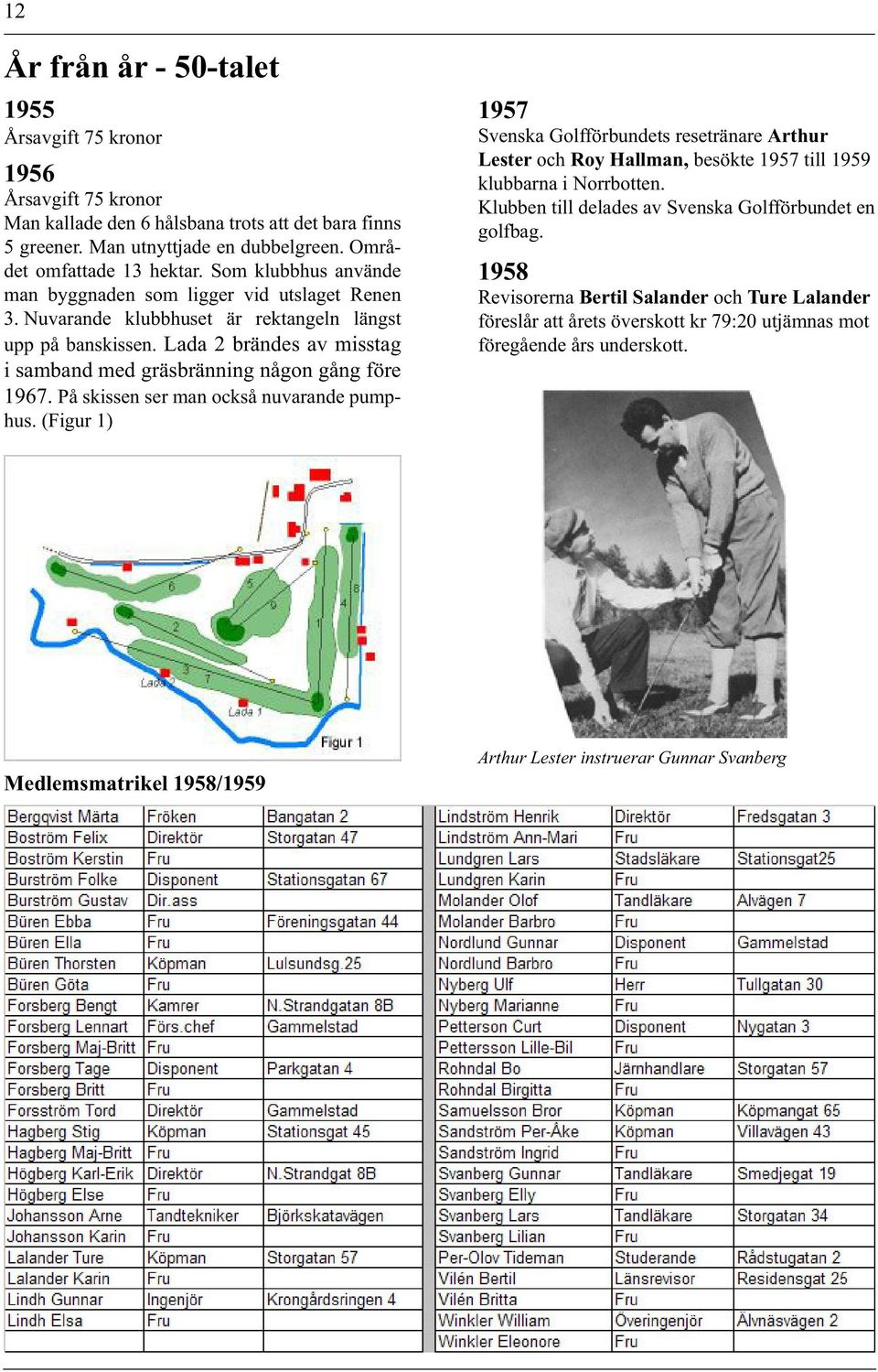 Lada 2 brändes av misstag i samband med gräsbränning någon gång före 1967. På skissen ser man också nuvarande pumphus.