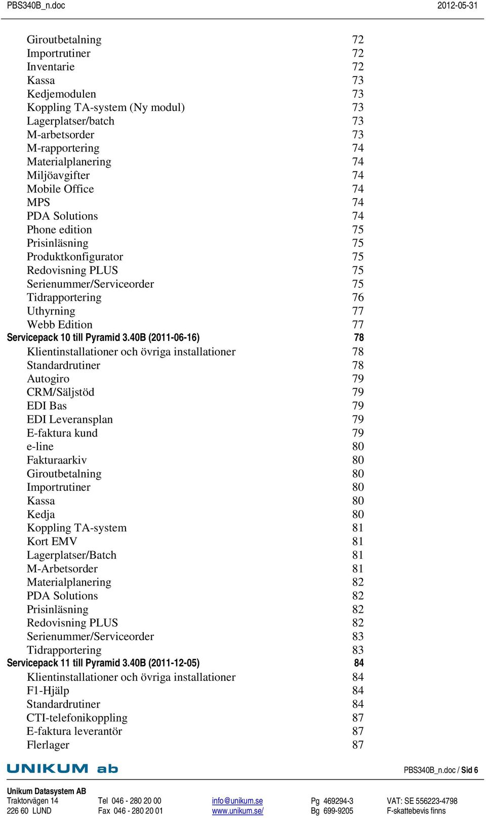 Servicepack 10 till Pyramid 3.