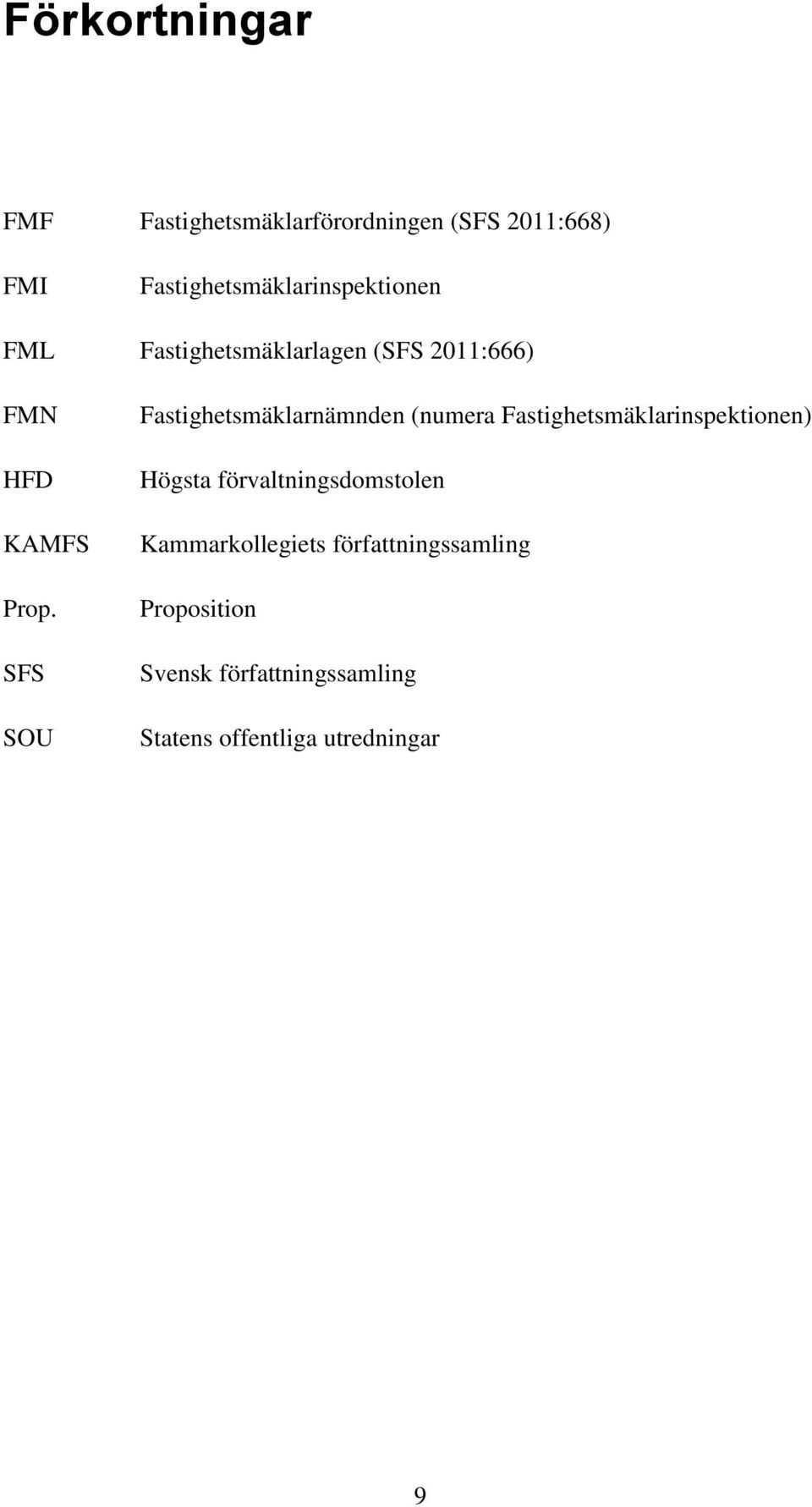 SFS SOU Fastighetsmäklarnämnden (numera Fastighetsmäklarinspektionen) Högsta