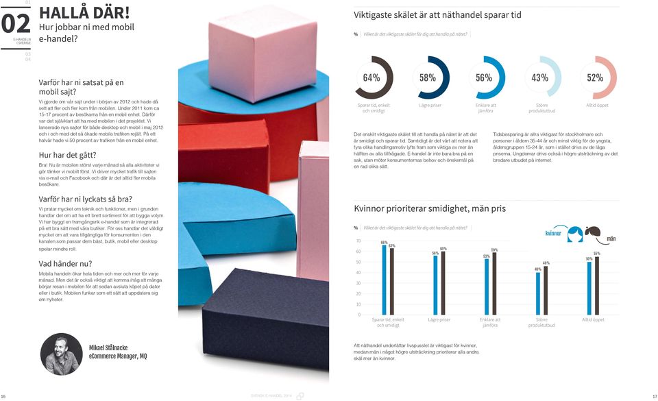 Därför var det självklart att ha med mobilen i det projektet. Vi lanserade nya sajter för både desktop och mobil i maj 12 och i och med det så ökade mobila trafiken rejält.