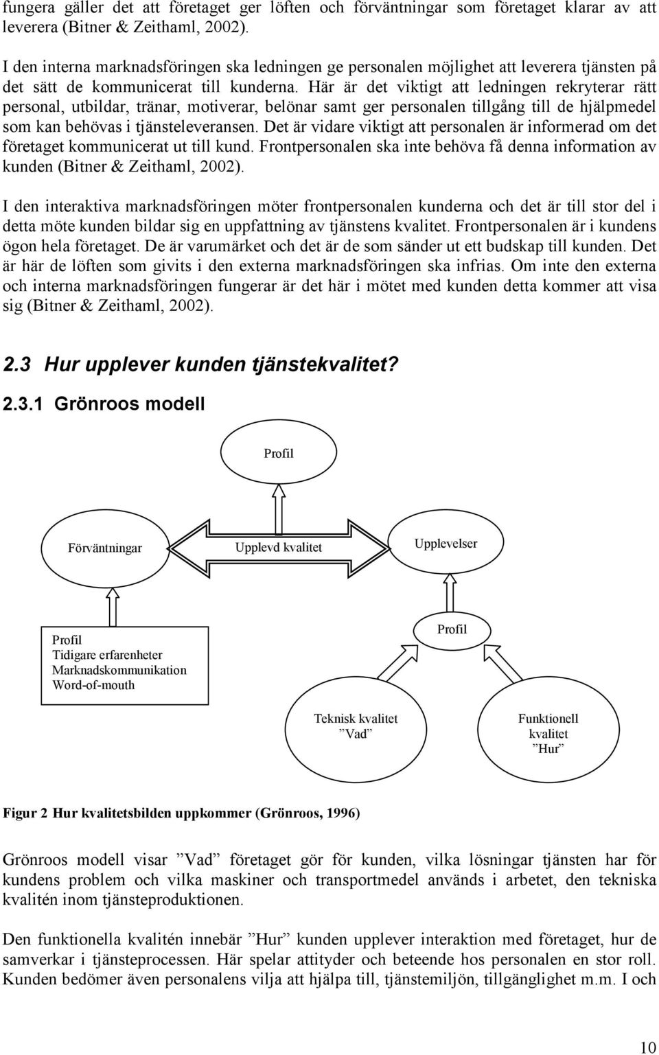 Här är det viktigt att ledningen rekryterar rätt personal, utbildar, tränar, motiverar, belönar samt ger personalen tillgång till de hjälpmedel som kan behövas i tjänsteleveransen.