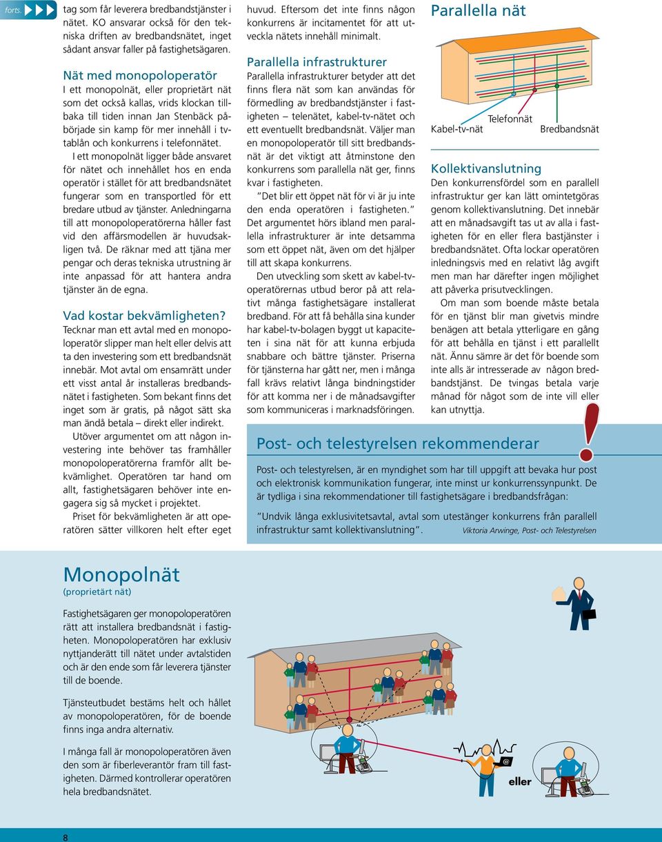 konkurrens i telefonnätet.