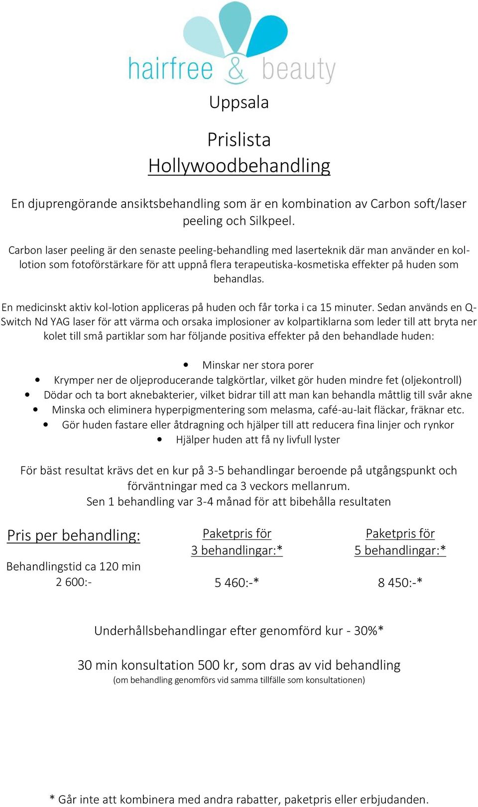 En medicinskt aktiv kol-lotion appliceras på huden och får torka i ca 15 minuter.