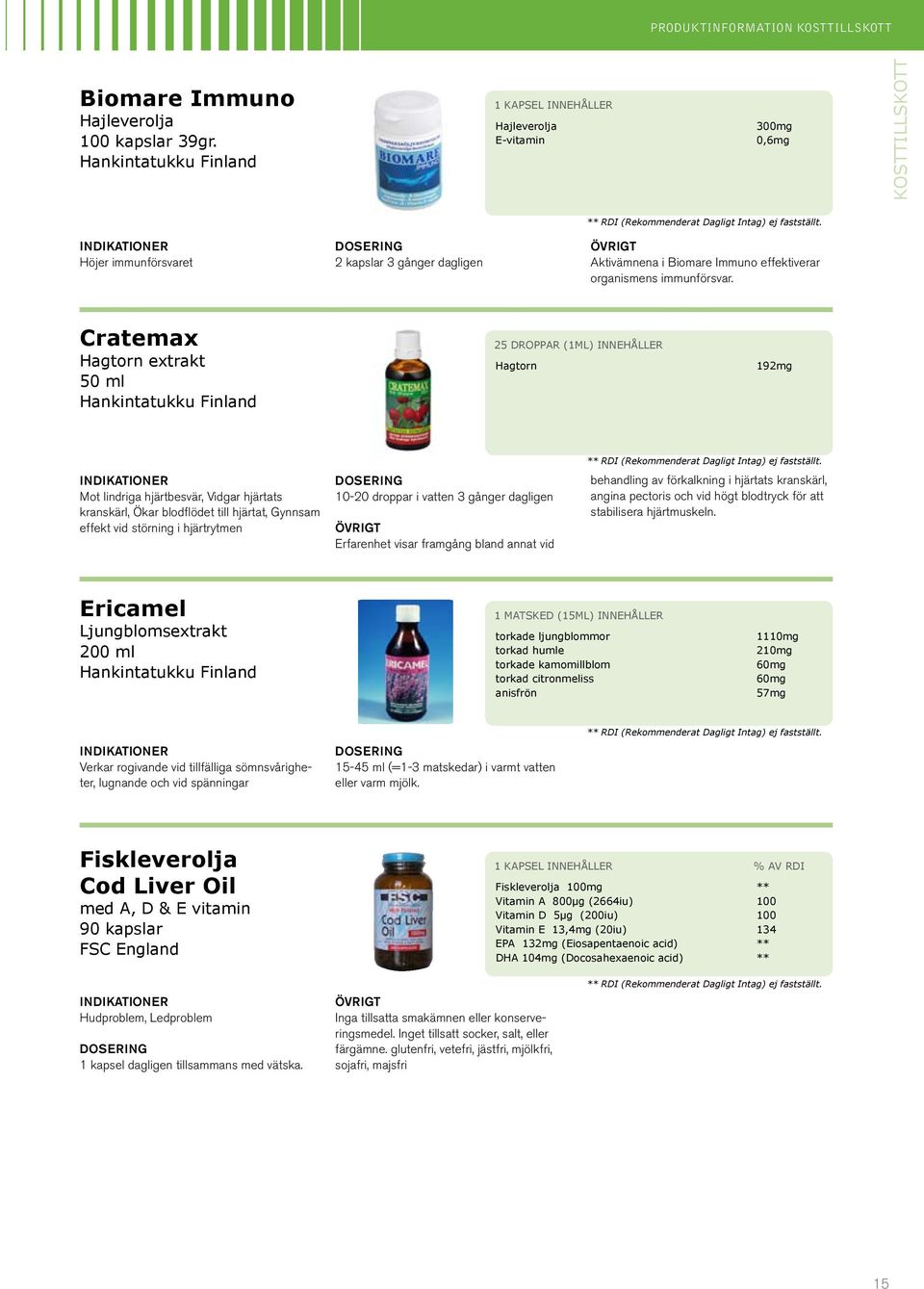 Cratemax Hagtorn extrakt 50 ml 25 droppar (1ml) innehåller Hagtorn 192mg Mot lindriga hjärtbesvär, Vidgar hjärtats kranskärl, Ökar blodflödet till hjärtat, Gynnsam effekt vid störning i hjärtrytmen