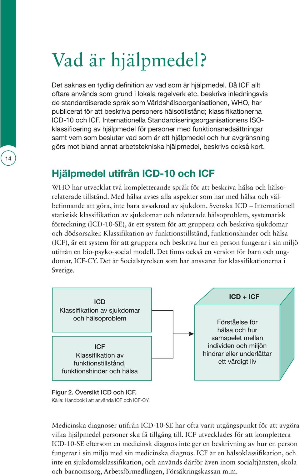 Internationella Standardiseringsorganisationens ISOklassificering av hjälpmedel för personer med funktionsnedsättningar samt vem som beslutar vad som är ett hjälpmedel och hur avgränsning görs mot