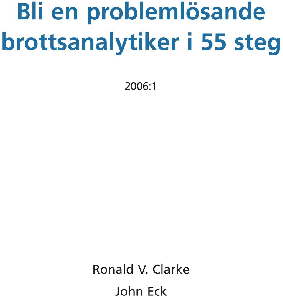 brottsanalytiker i