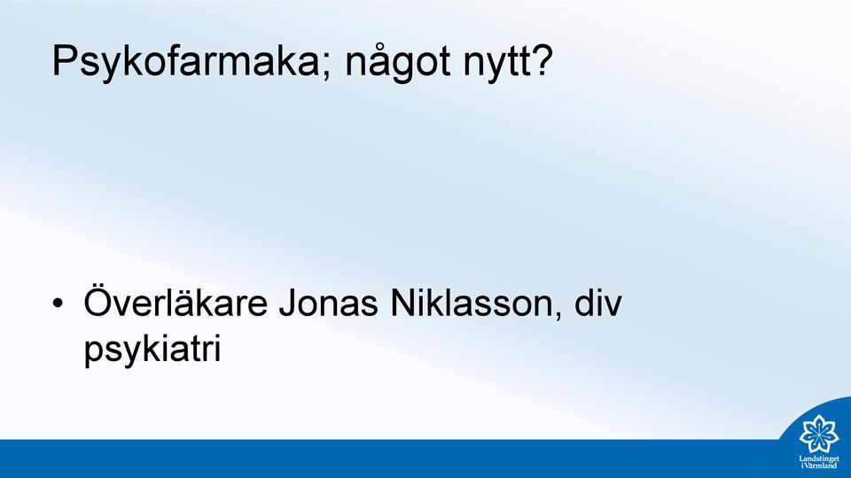 Överläkare Jonas