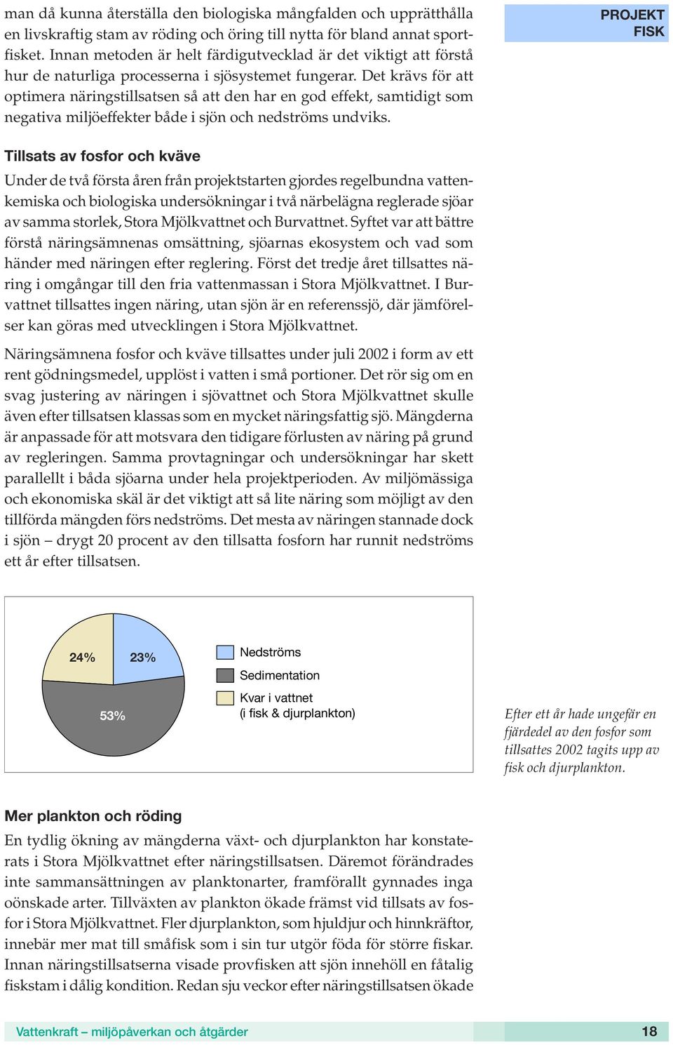 Det krävs för att optimera näringstillsatsen så att den har en god effekt, samtidigt som negativa miljöeffekter både i sjön och nedströms undviks.