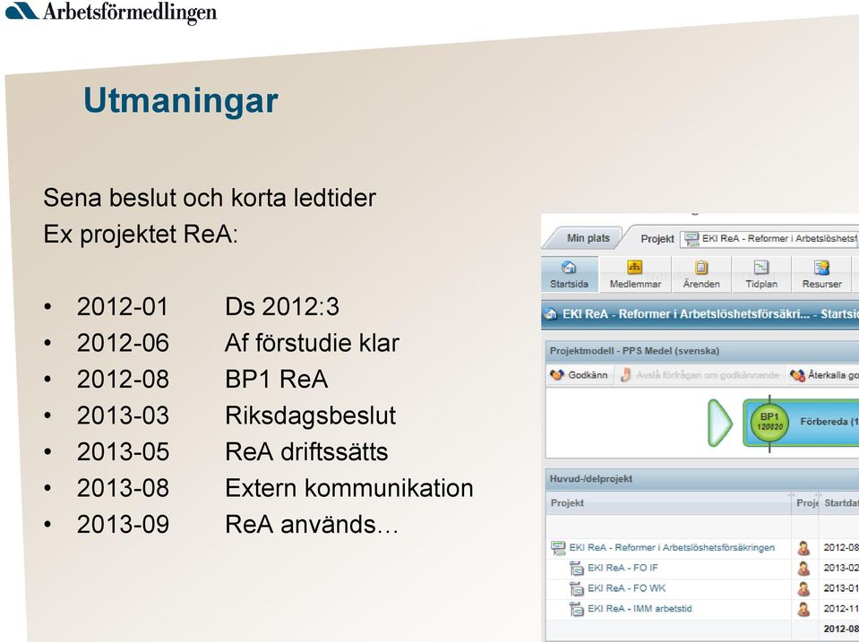 klar 2012-08 BP1 ReA 2013-03 Riksdagsbeslut 2013-05