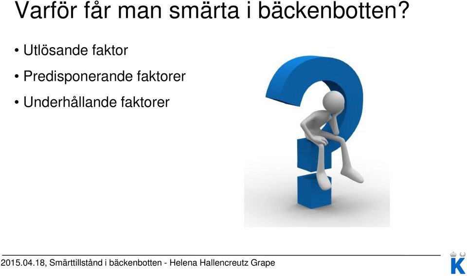 Utlösande faktor