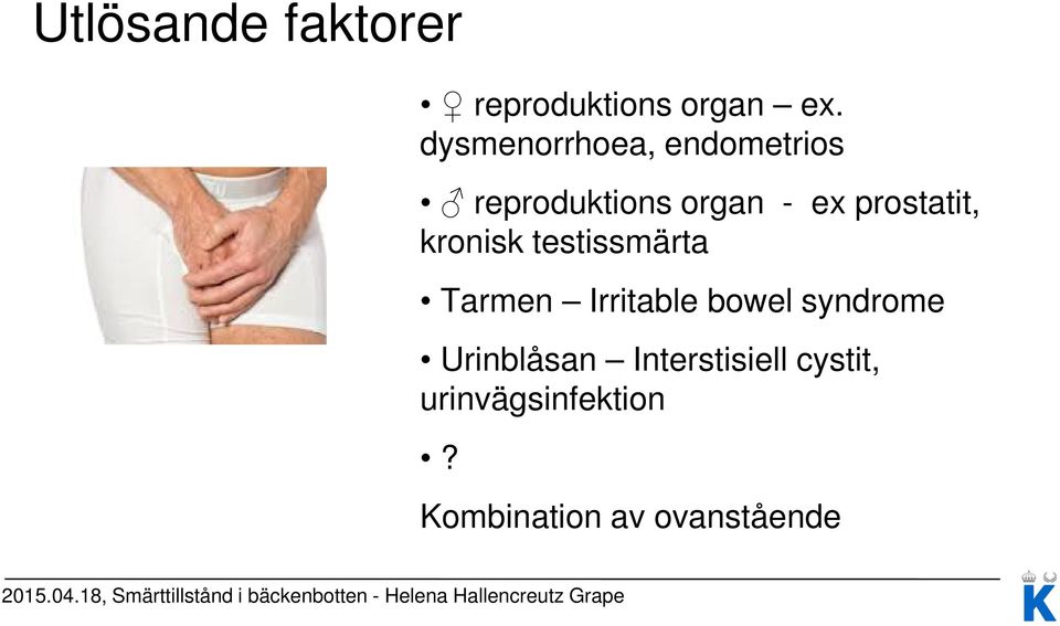 prostatit, kronisk testissmärta Tarmen Irritable bowel