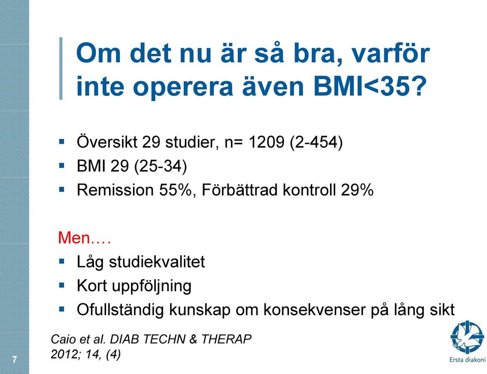 Förbättrad kontroll 29% Men.