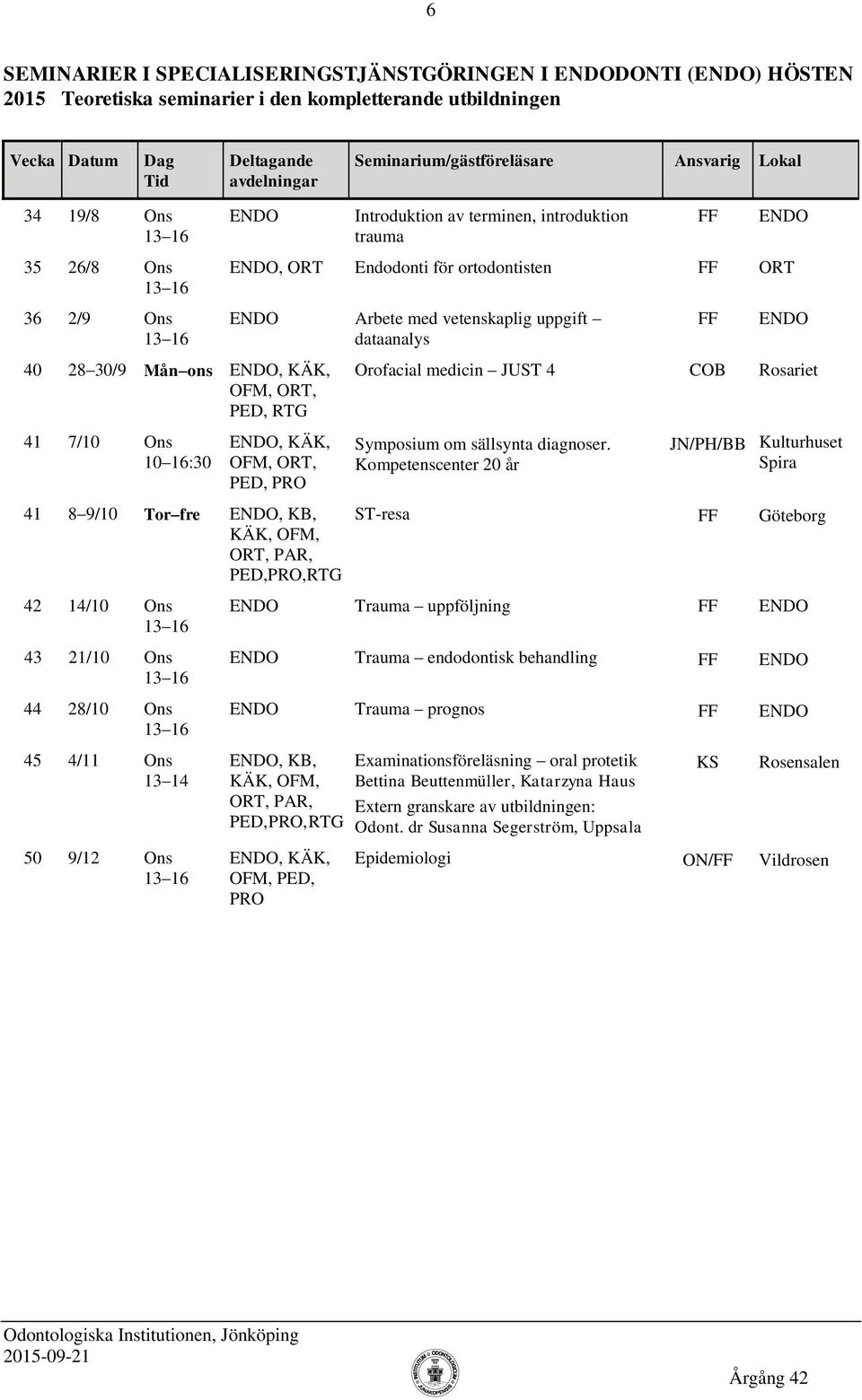 Ons 10 16:30 PED, Symposium om sällsynta diagnoser.